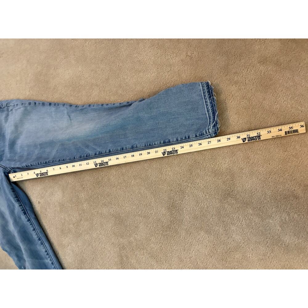 Vintage GAP Slim Crop Raw Hem Jeans Size 30 Tall - Picture 2 of 5